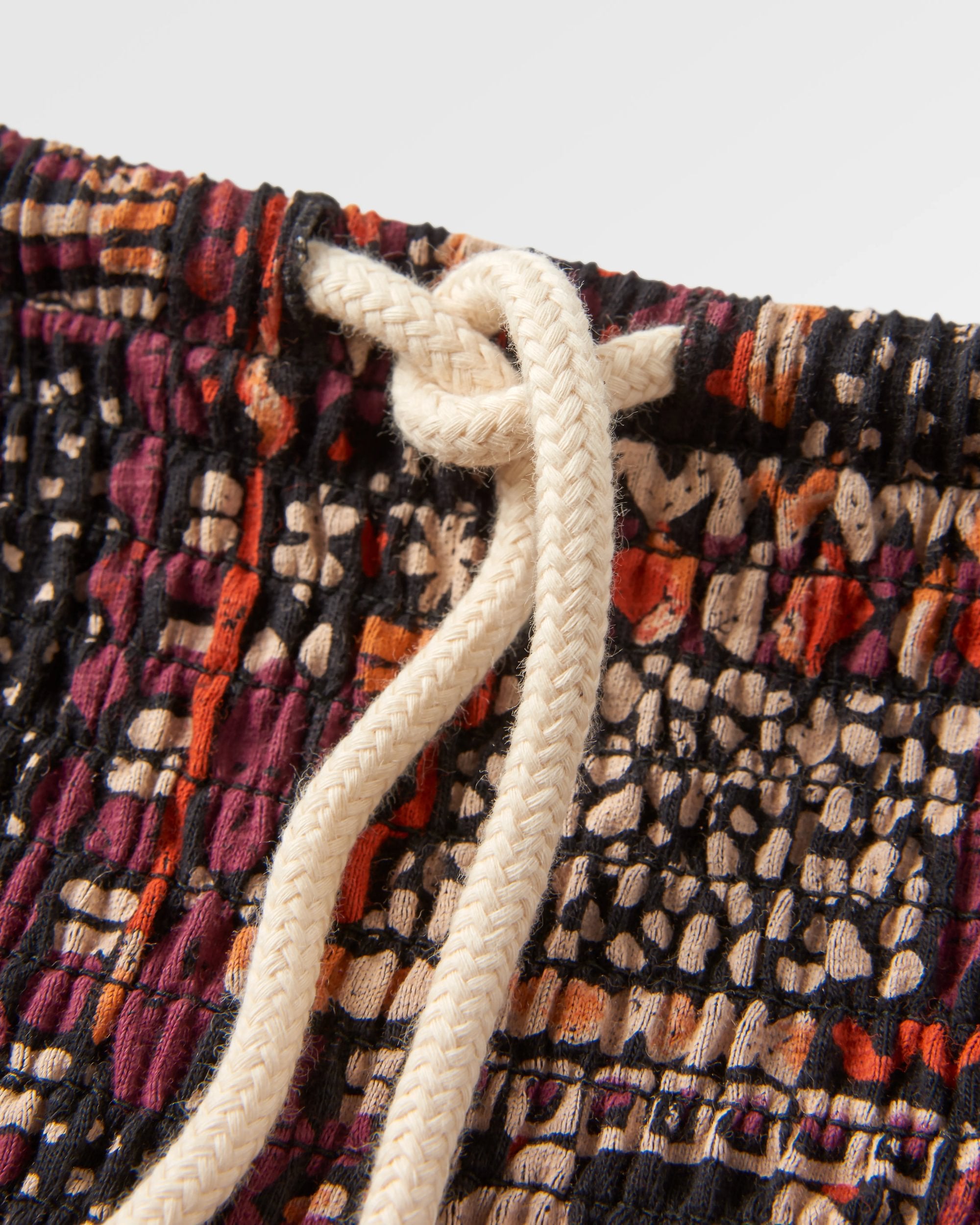 Fareway Recycled Cotton Maxi Skirt - Vintage Patchwork Black/Multi - Flatlay