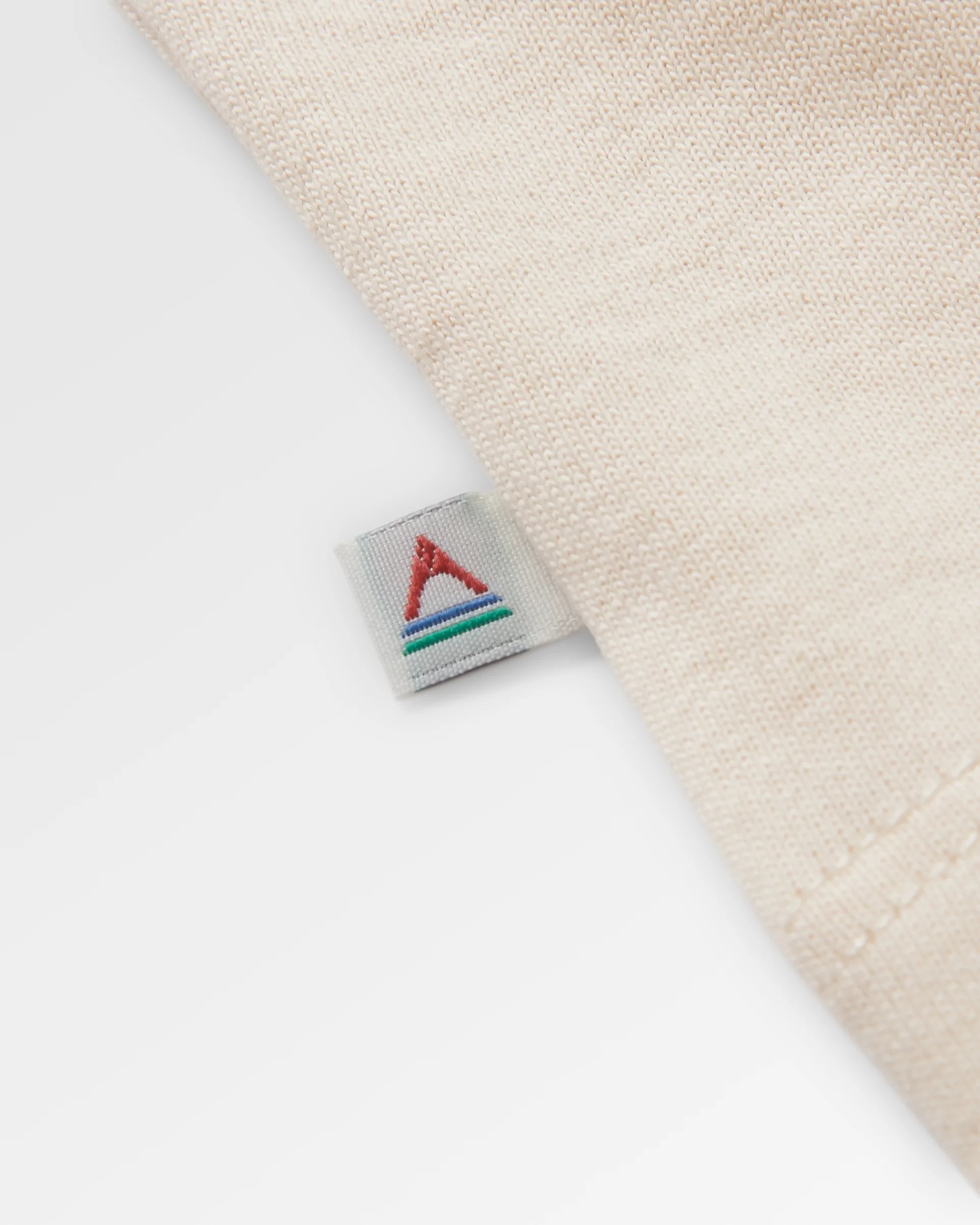 Riser Recycled Cotton LS T-Shirt - Birch - Flatlay