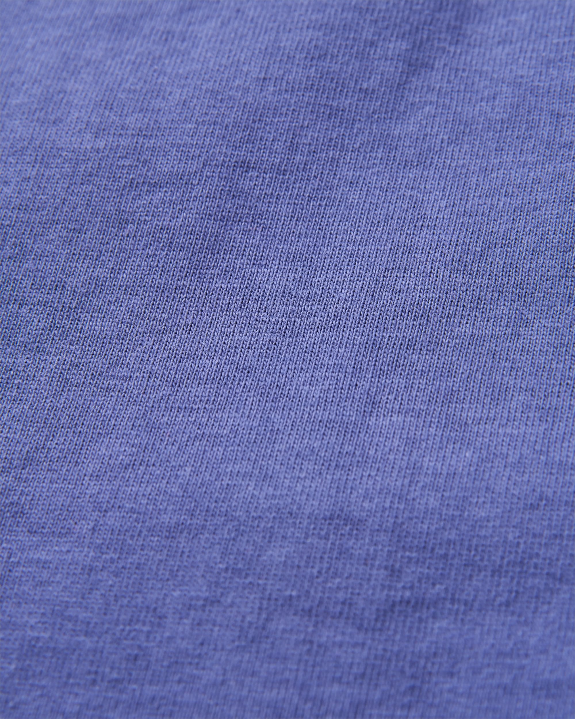 Tall Pines Men's Recycled Cotton T-Shirt - Purple Indigo - Flatlay