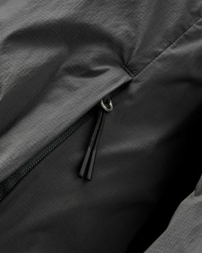 Viento Windshell Jacket - Faded Black - Flatlay