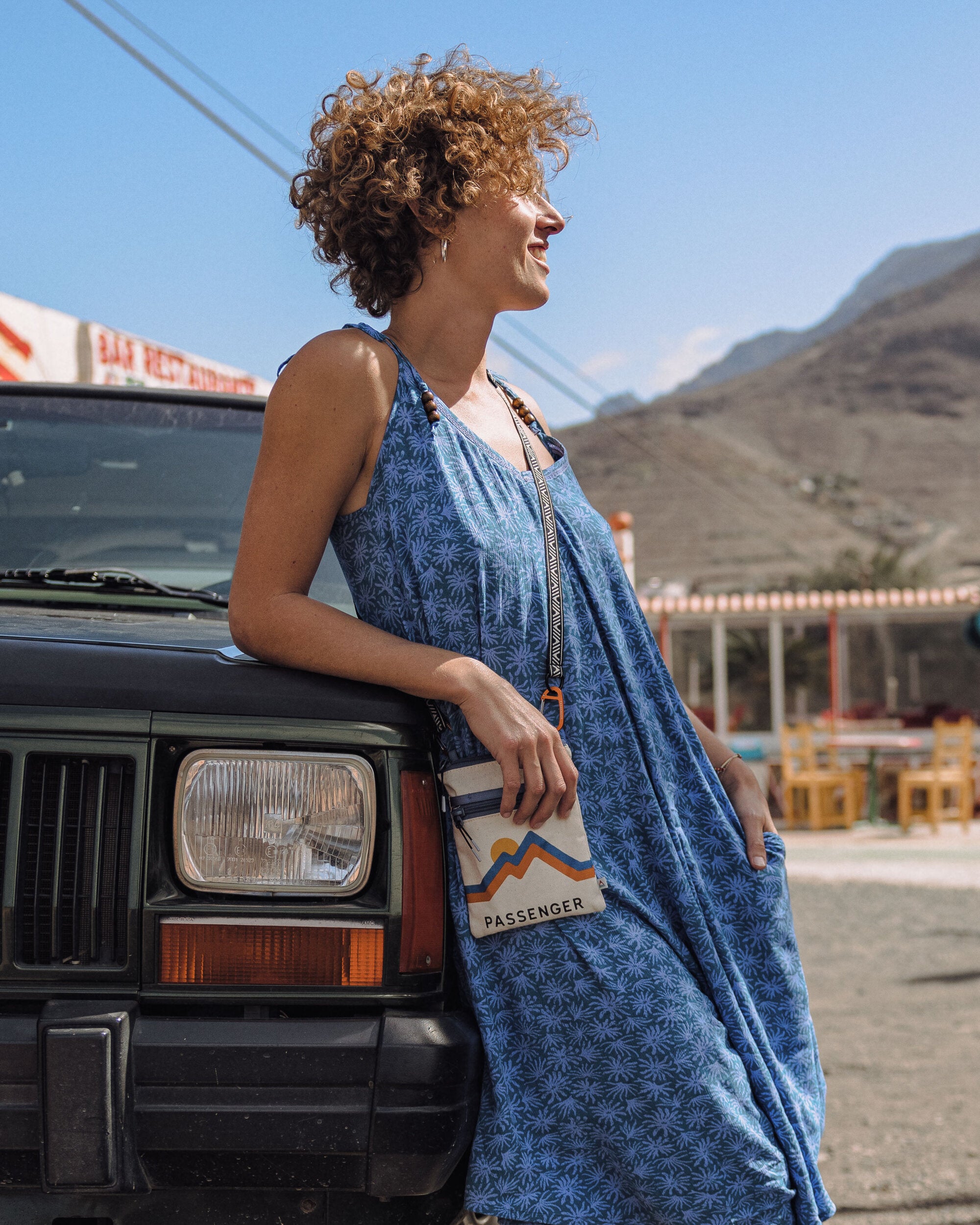 Journey Organic Crossbody Bag - Pebble Grey - Lifestyle - Female