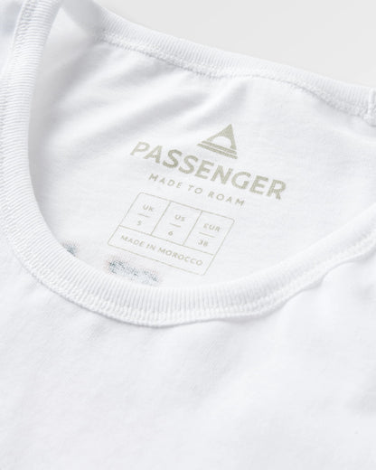 Dune Women's Recycled Cotton Vest - White - Flatlay