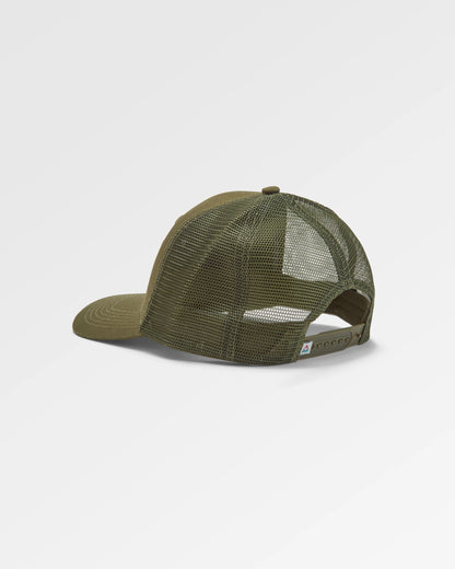 Core Organic Cotton Trucker Cap - Khaki - Flatlay