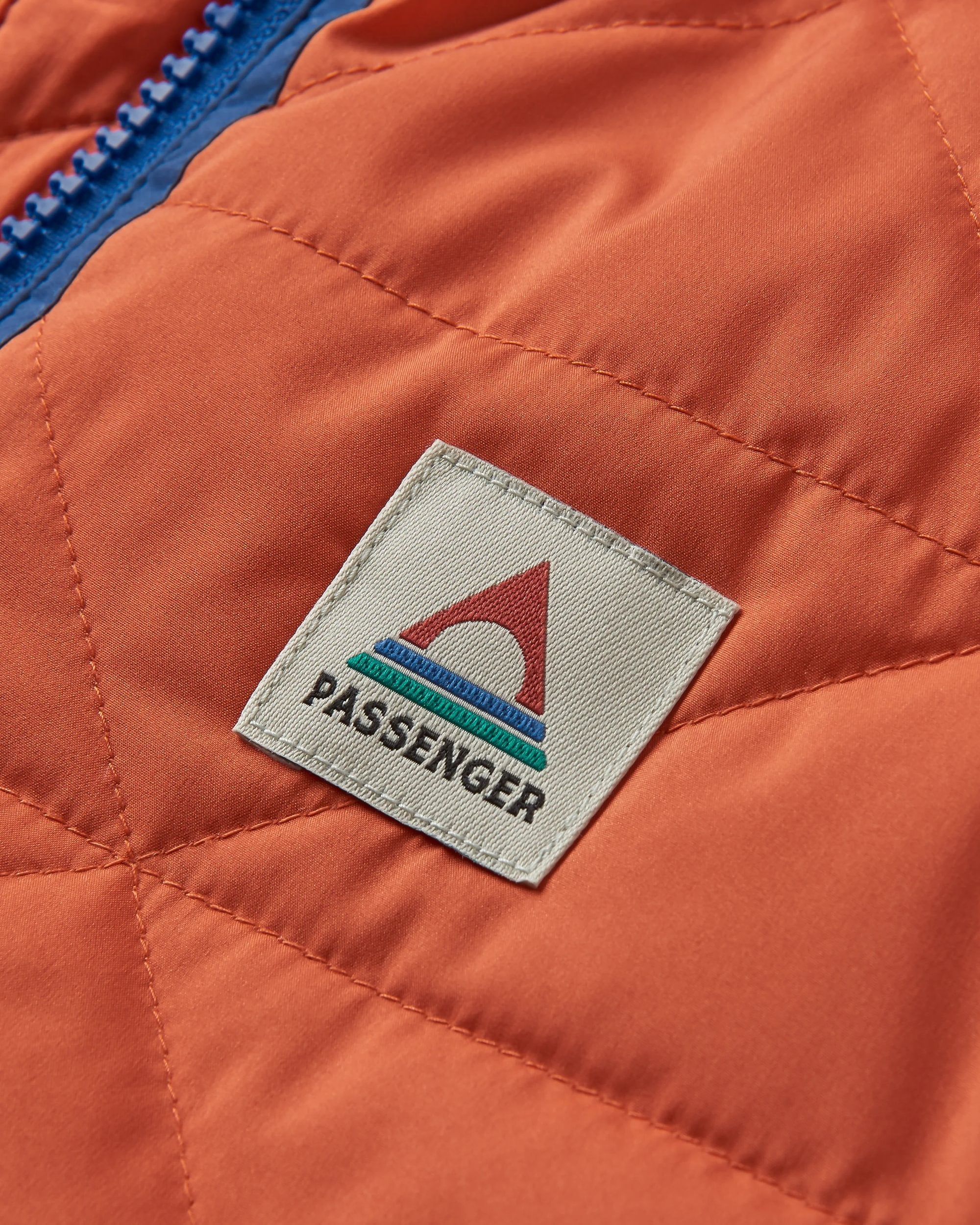 Trace Recycled Thermore® Insulated Jacket - Burnt Orange - Flatlay