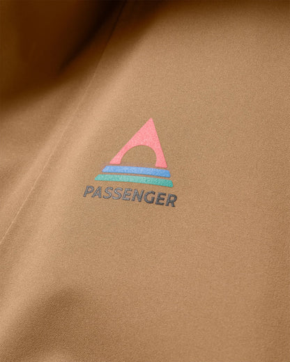 Skyline Recycled Waterproof Anorak - Caramel/Stone - Flatlay