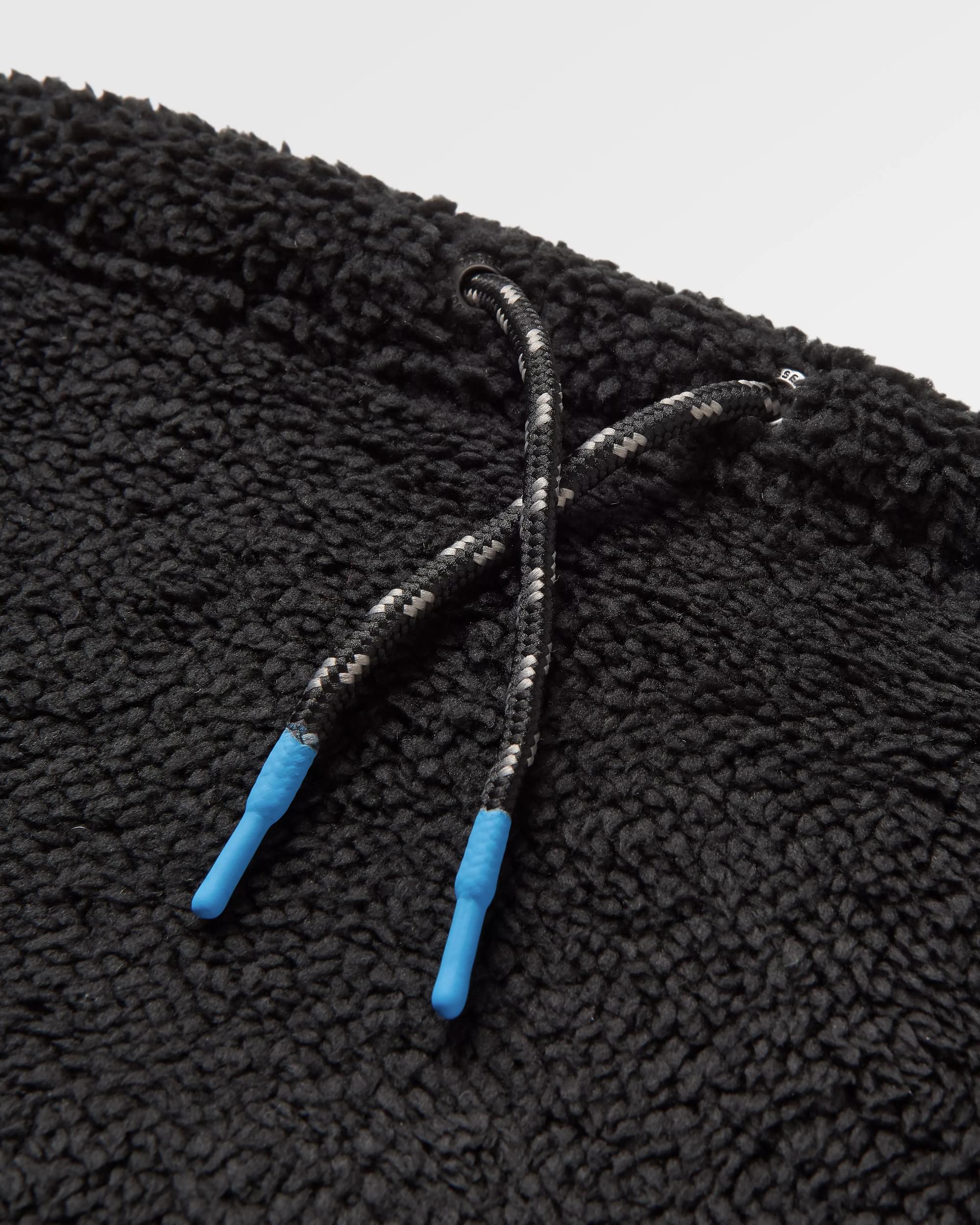 Ash Recycled Sherpa Fleece Snood - Black - Flatlay