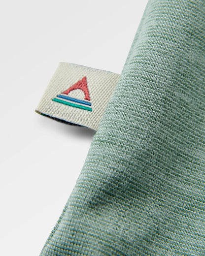 Light Ray Lightweight Surf T-Shirt - Pistachio Marl - Flatlay