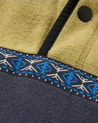Woodlander Polartec® Fleece - Warm Beige Marl/Charcoal - Flatlay