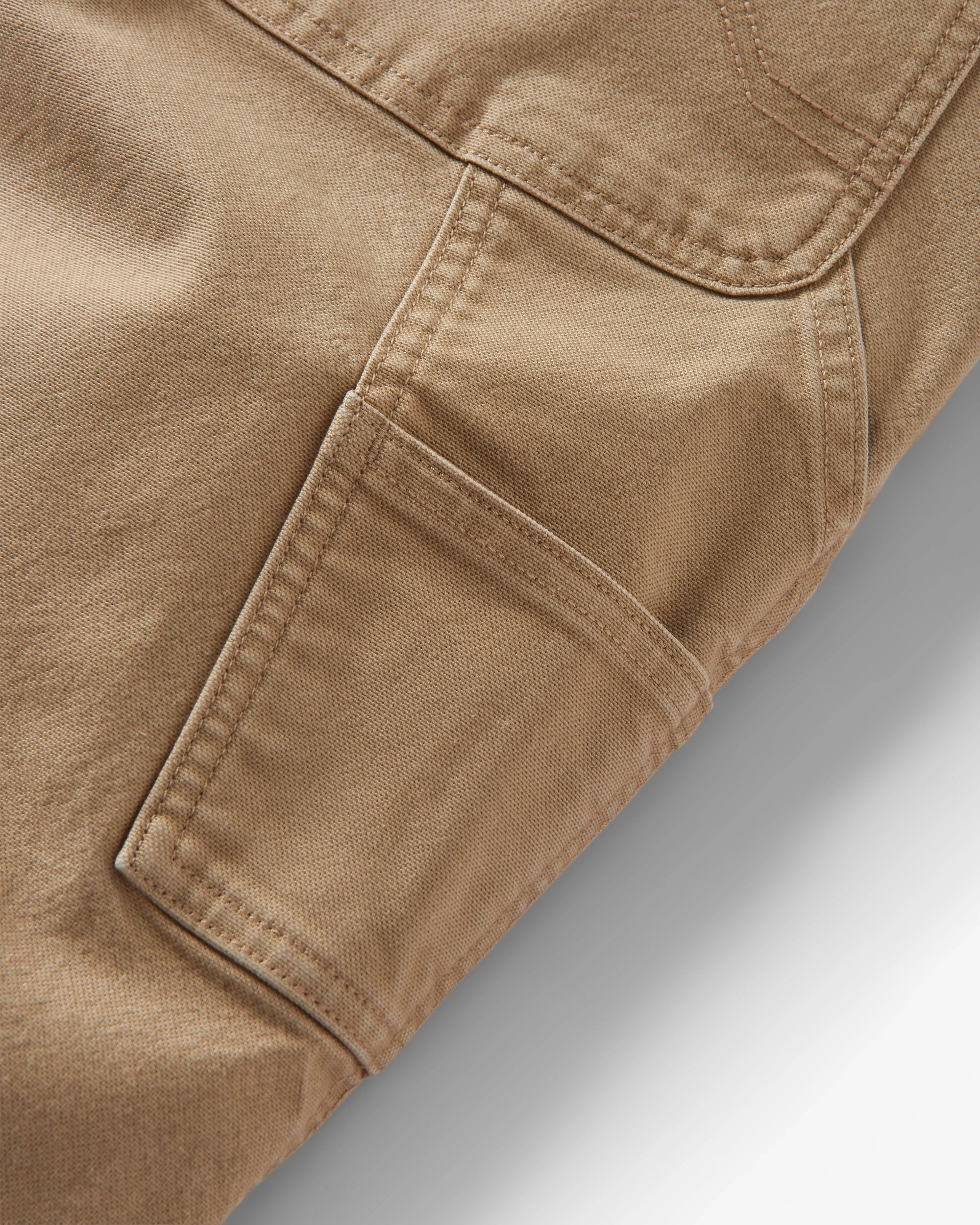 Vantage Organic Cotton Trouser - Biscuit - Flatlay