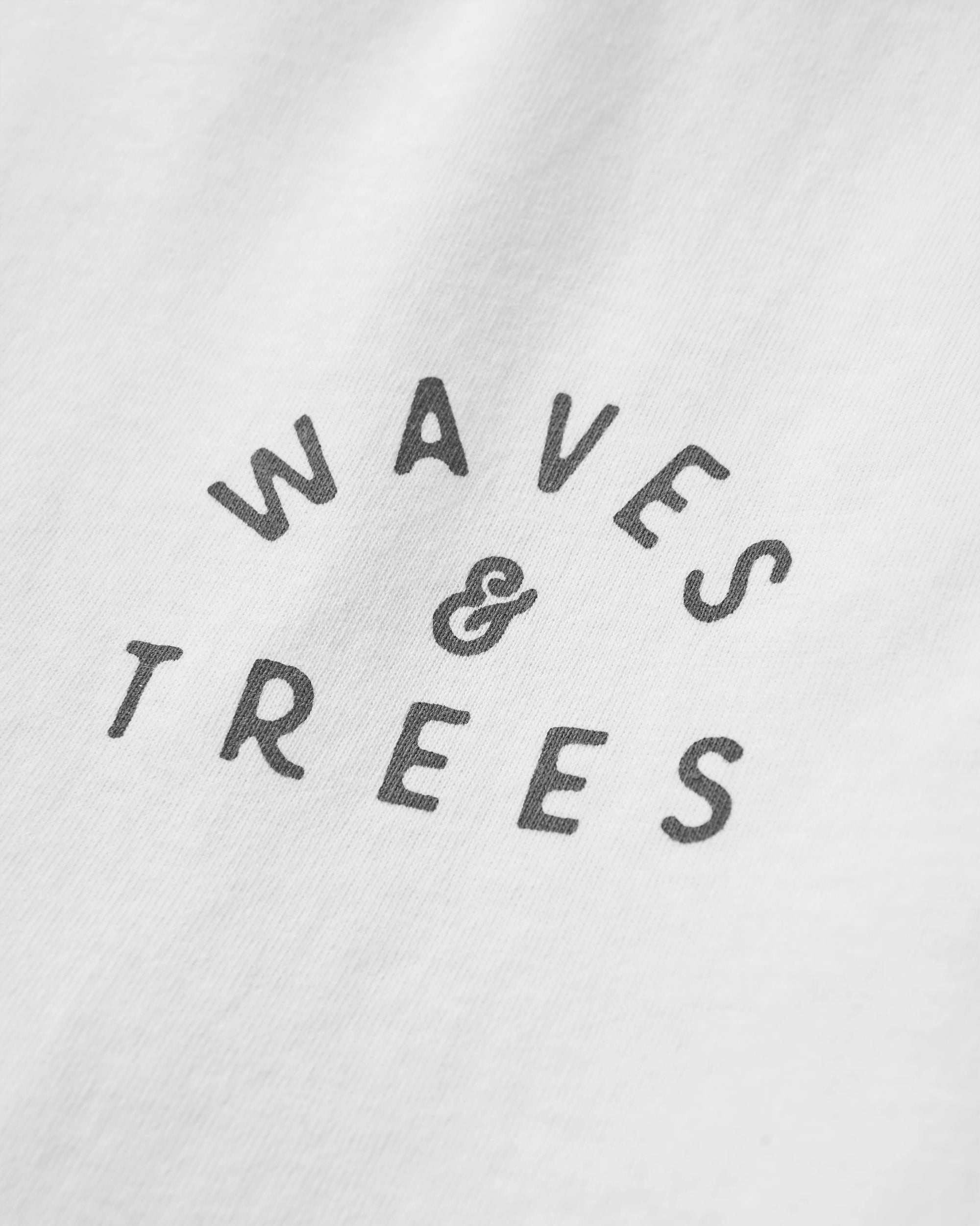 Penida Recycled Cotton T-Shirt - White - Flatlay