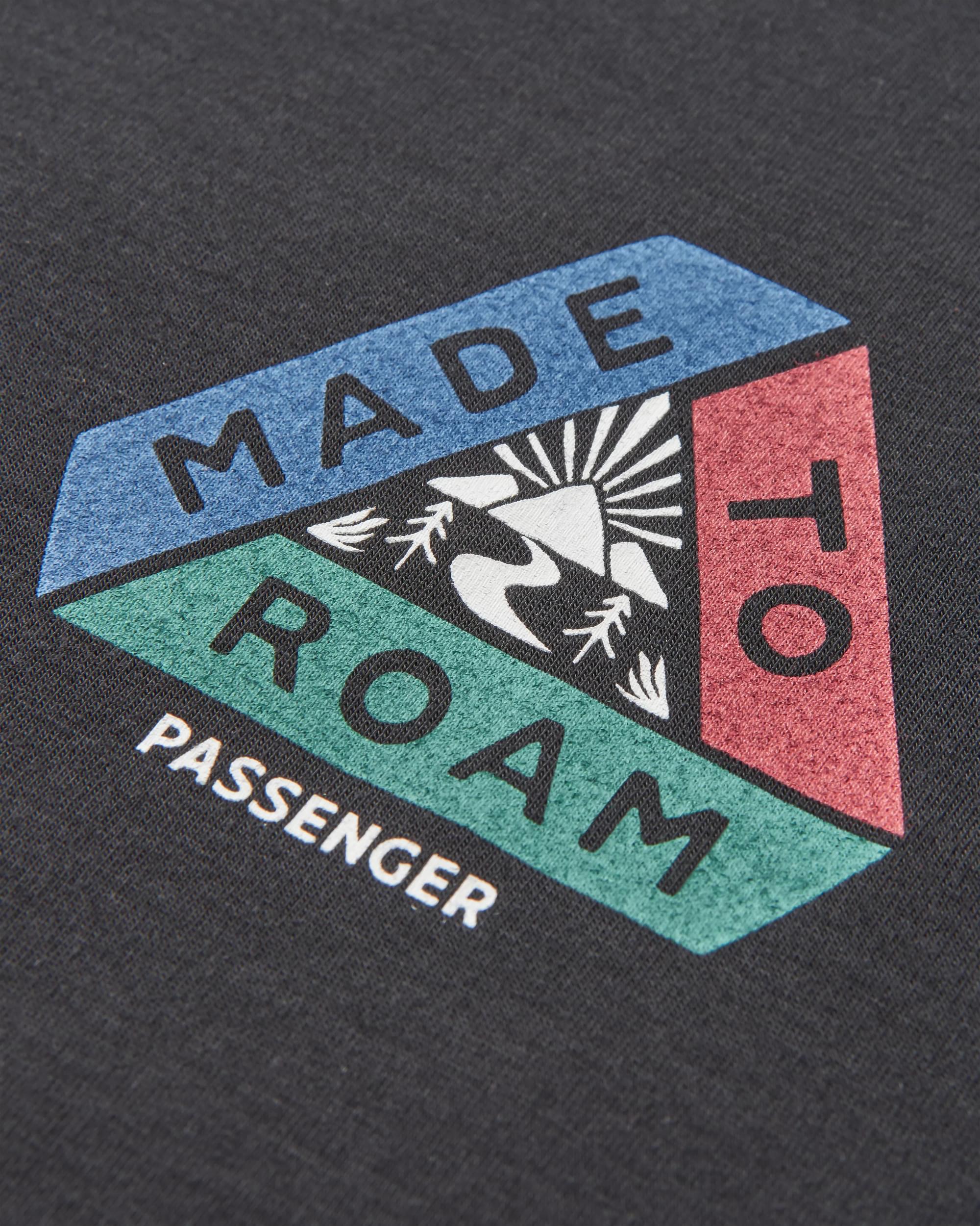 Aurora Recycled Active T-Shirt - Black - Flatlay