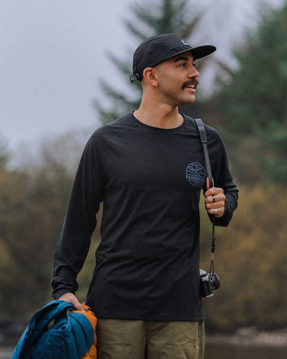 Sedona Drirelease® Recycled Active LS T-Shirt - Black - Lifestyle