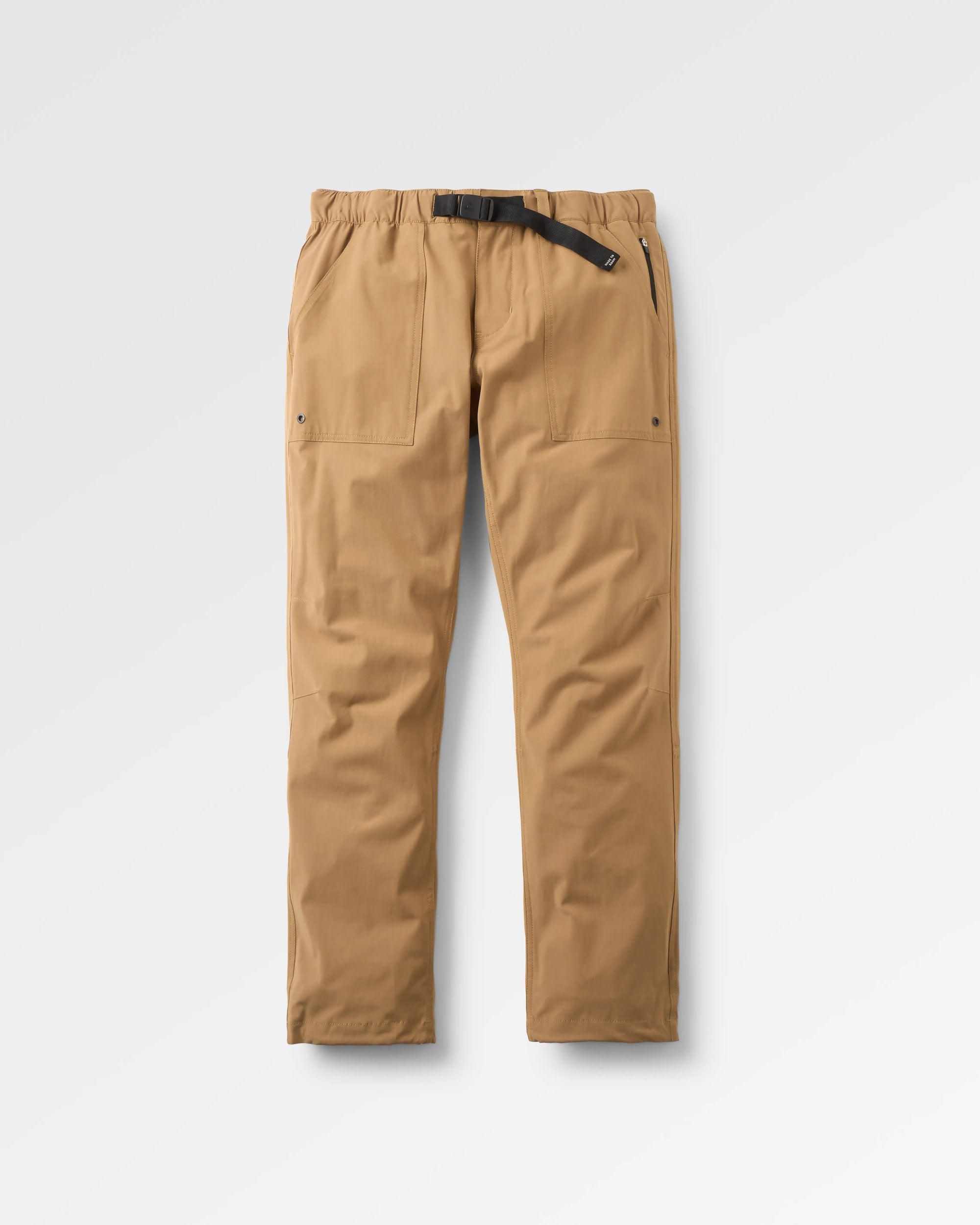 Traveller Trouser - Caramel Brown - Flatlay