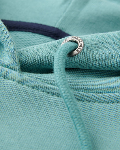 Roamer Patch Relaxed Fit Hoodie - Arctic - Flatlay