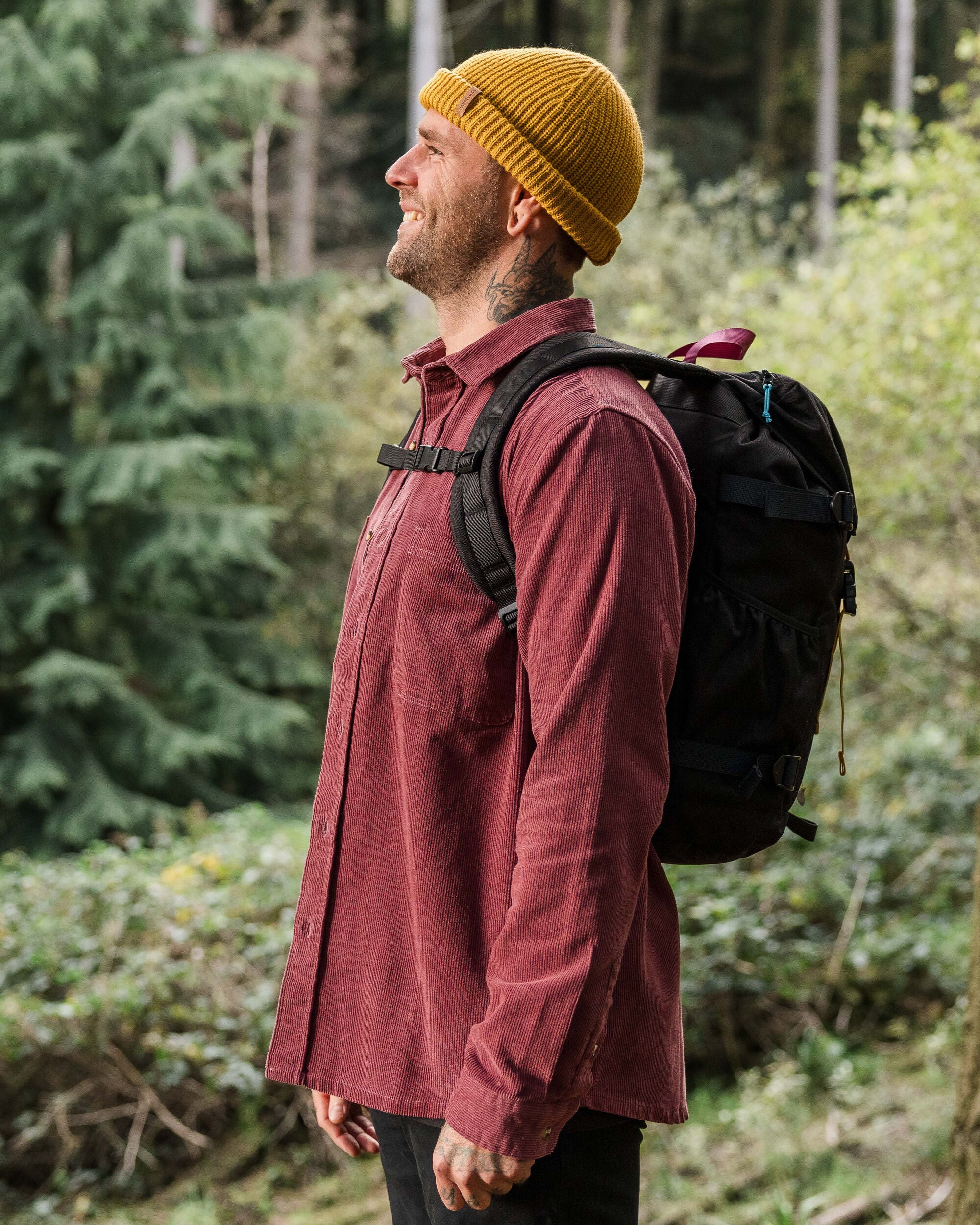 Backcountry Cord Shirt - Crushed Berry - Lifestyle
