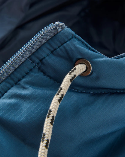 Alexander Recycled Polar Hooded Fleece - Sunrise Orange - Flatlay