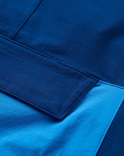 Roamer Light Softshell Anorak - Blue Navy/Marine Blue - Flatlay