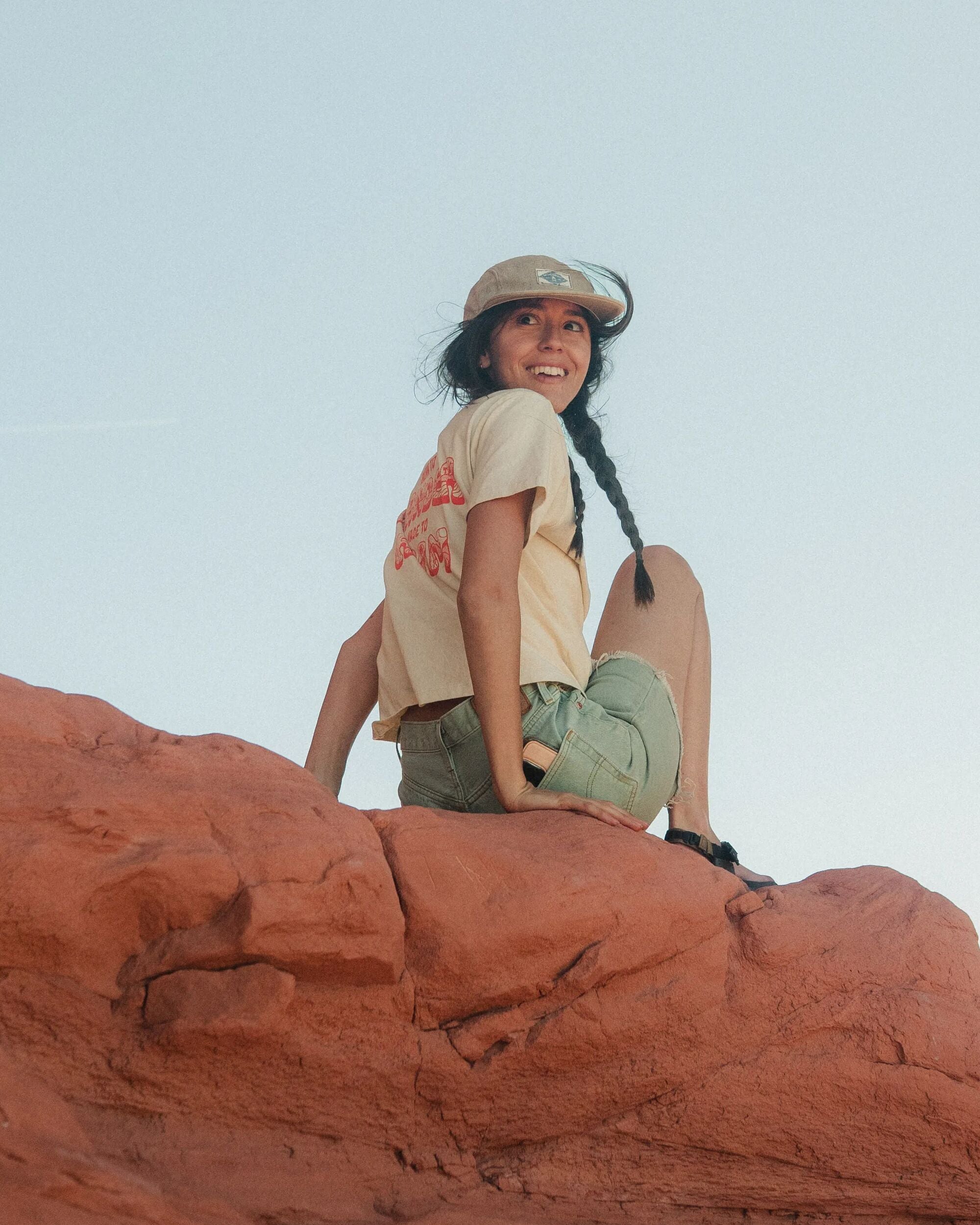 Woodcut Recycled Cotton T-Shirt - Birch - Lifestyle