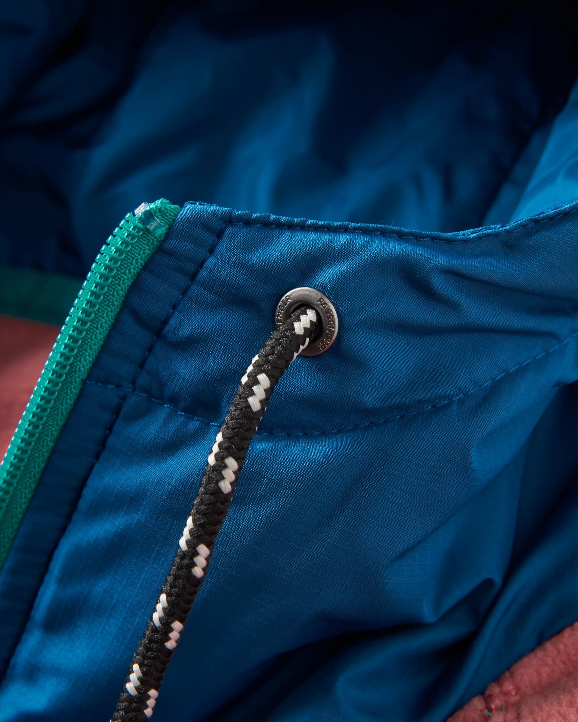 Alexander Recycled Polar Hooded Fleece - Dusty Rose - Flatlay