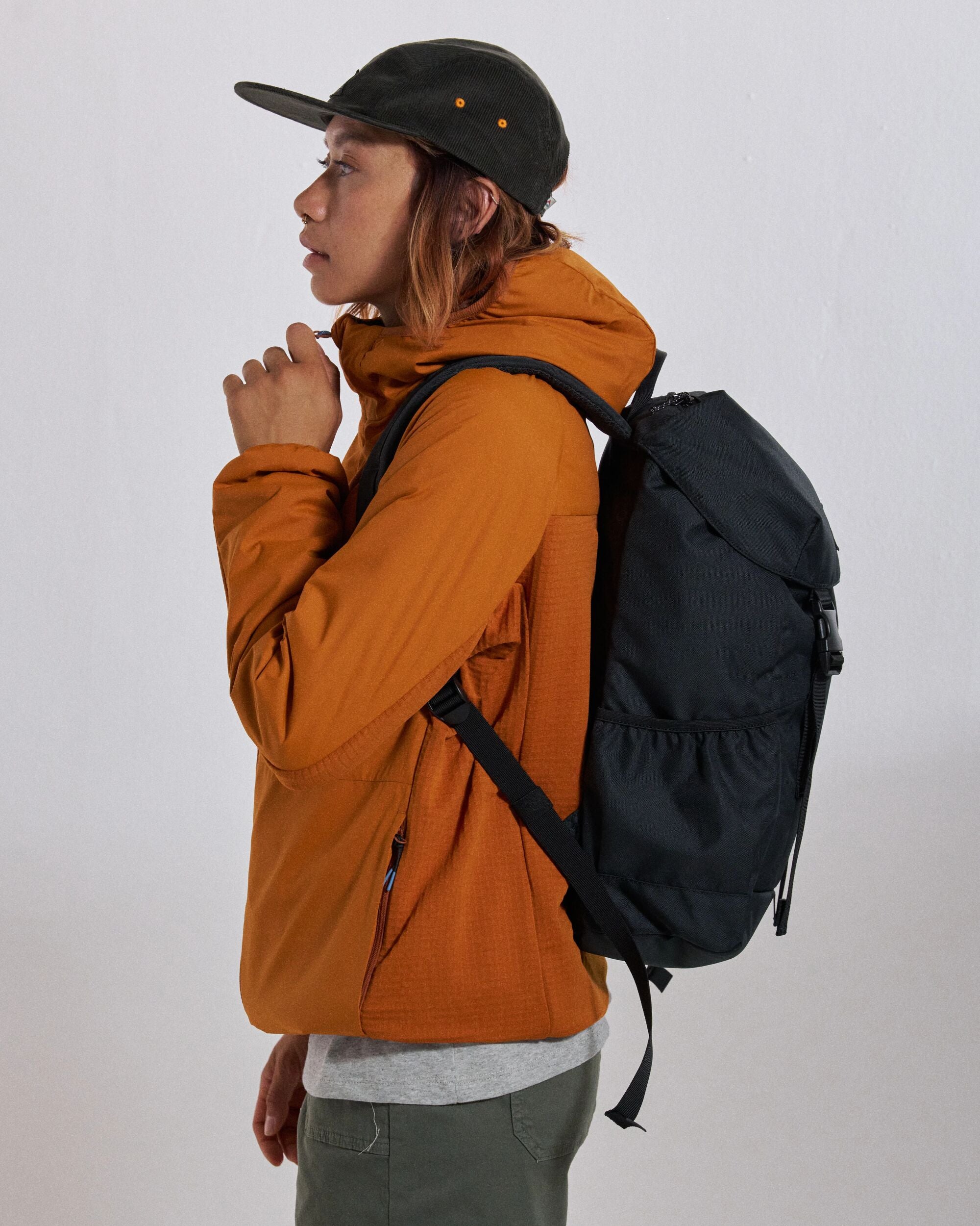 Boondocker 18L Backpack - Black - Studio Model - Female