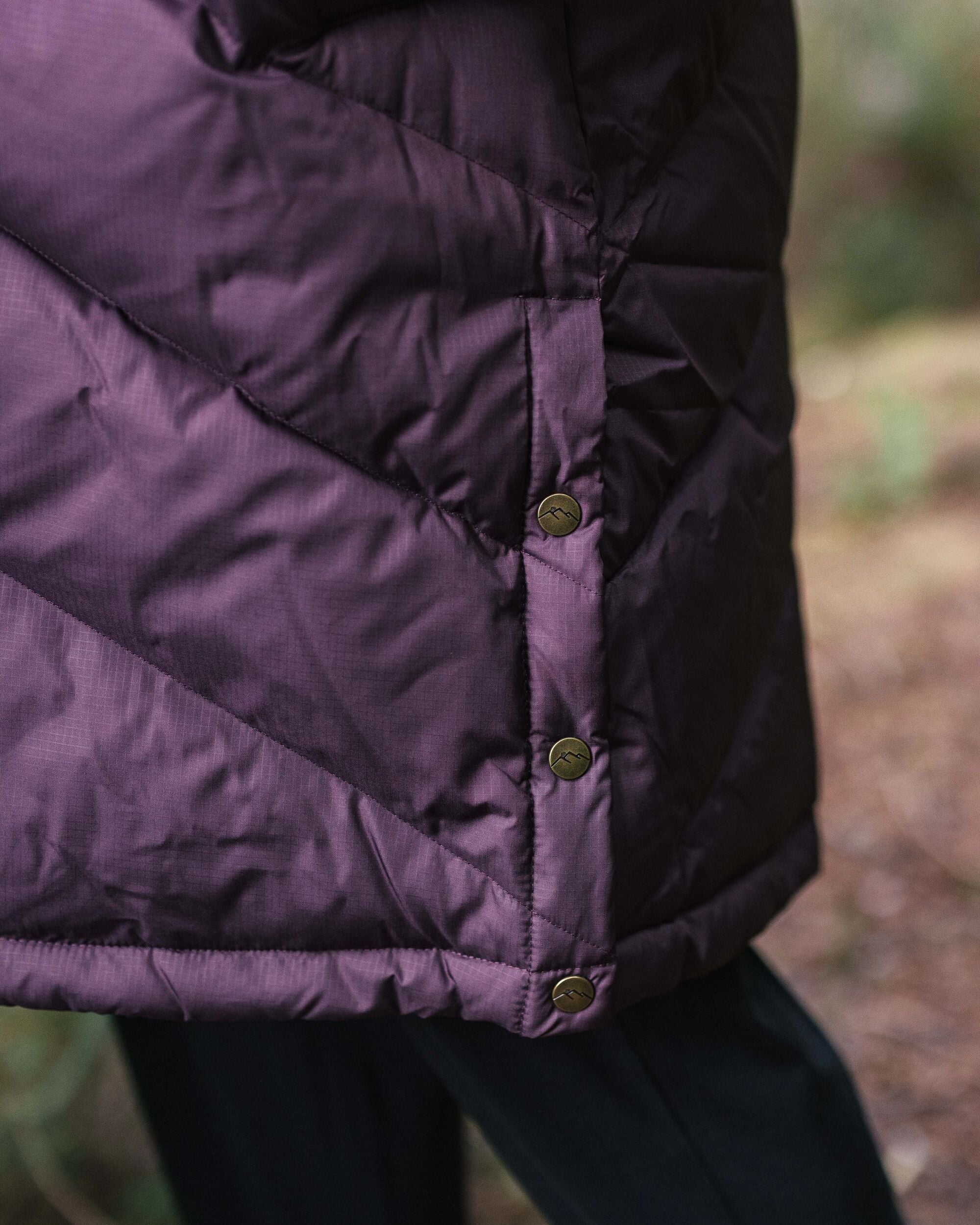 Kinsey Recycled Jacket - Deep Plum - Lifestyle