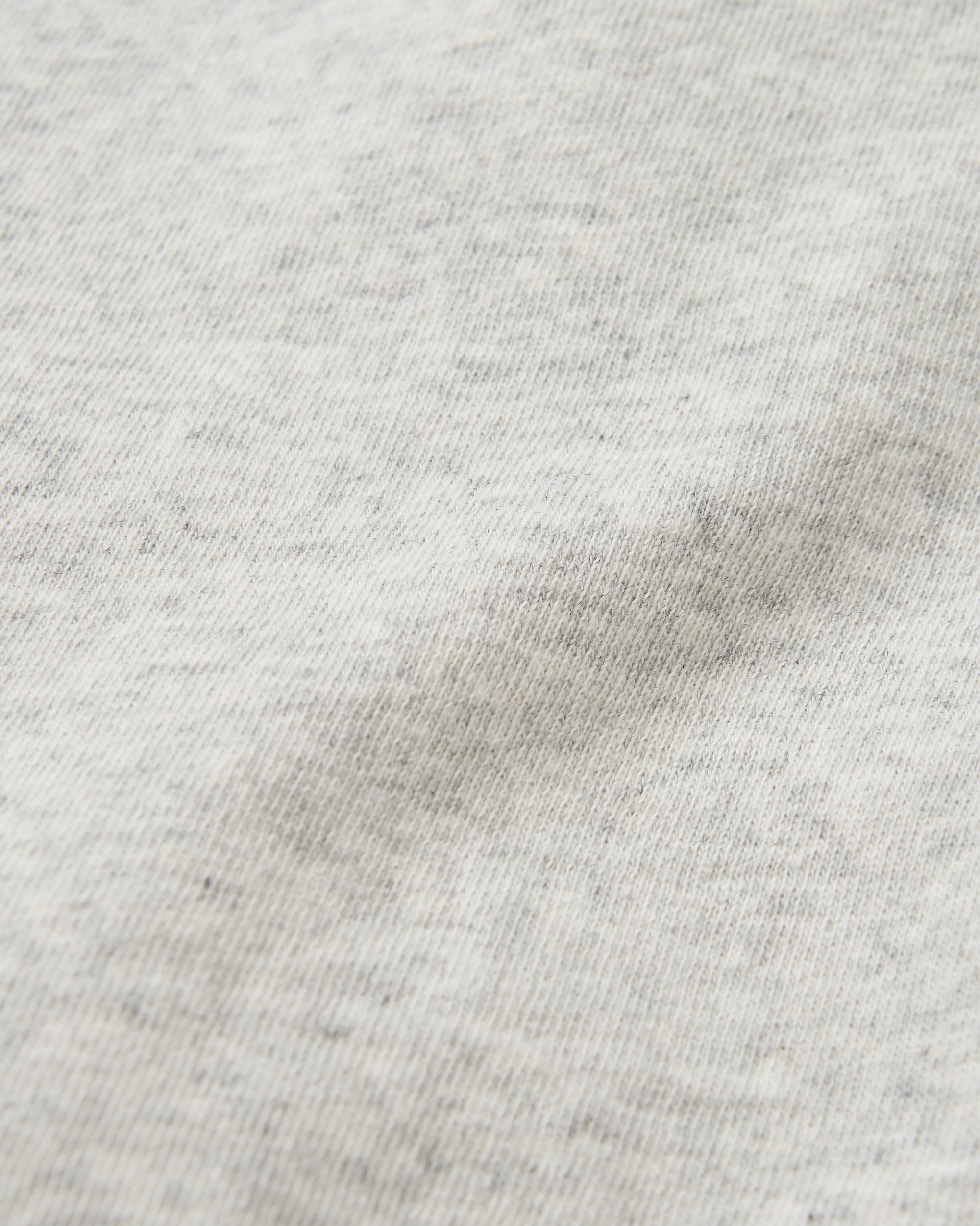 Fade Organic Cotton Sweatshirt - Light Grey Marl - Flatlay