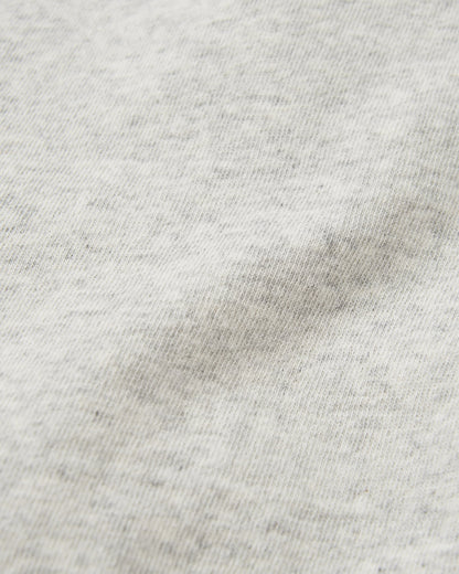 Fade Organic Cotton Sweatshirt - Light Grey Marl - Flatlay