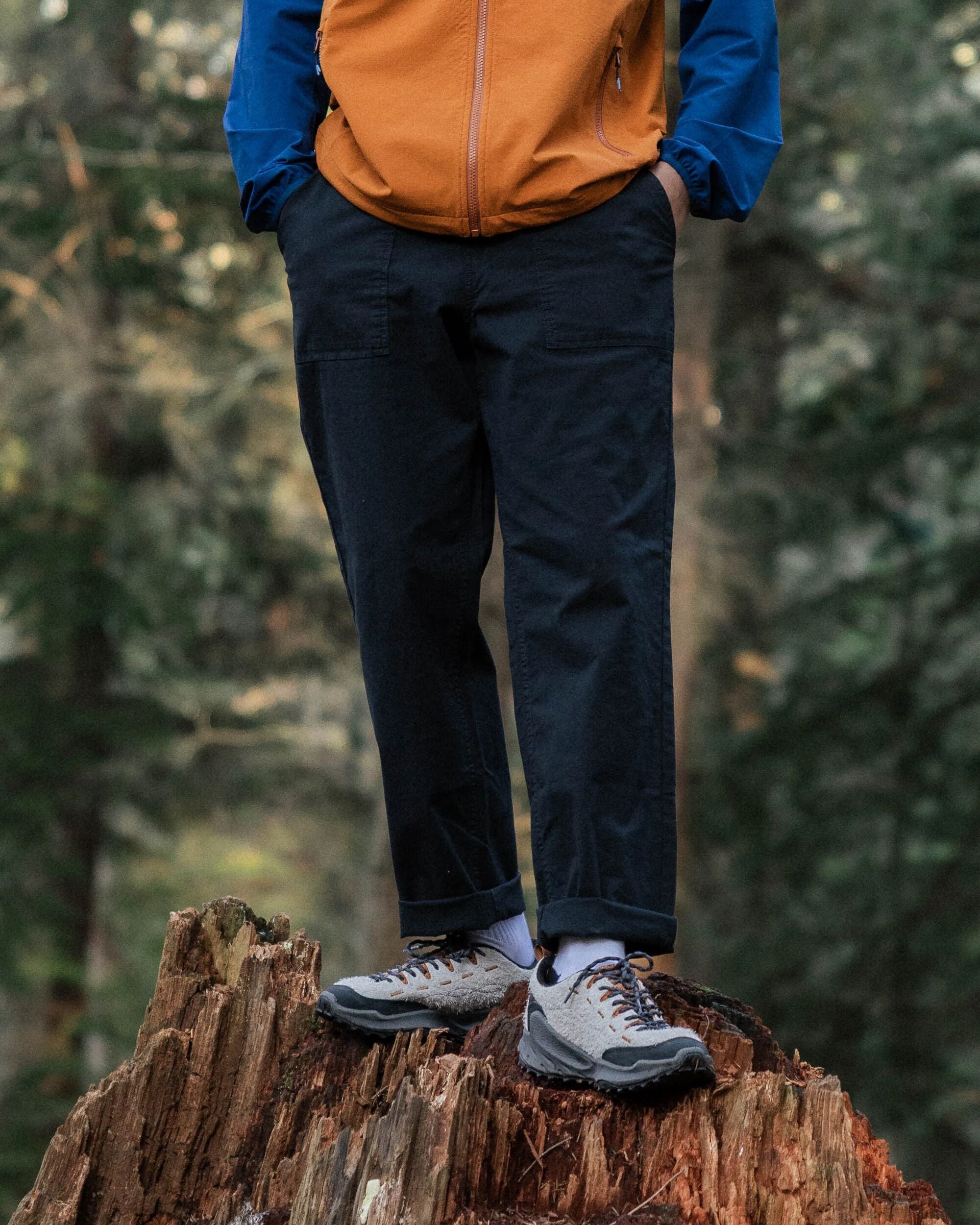 Kimmer Ripstop Cotton Trouser - Black - Lifestyle