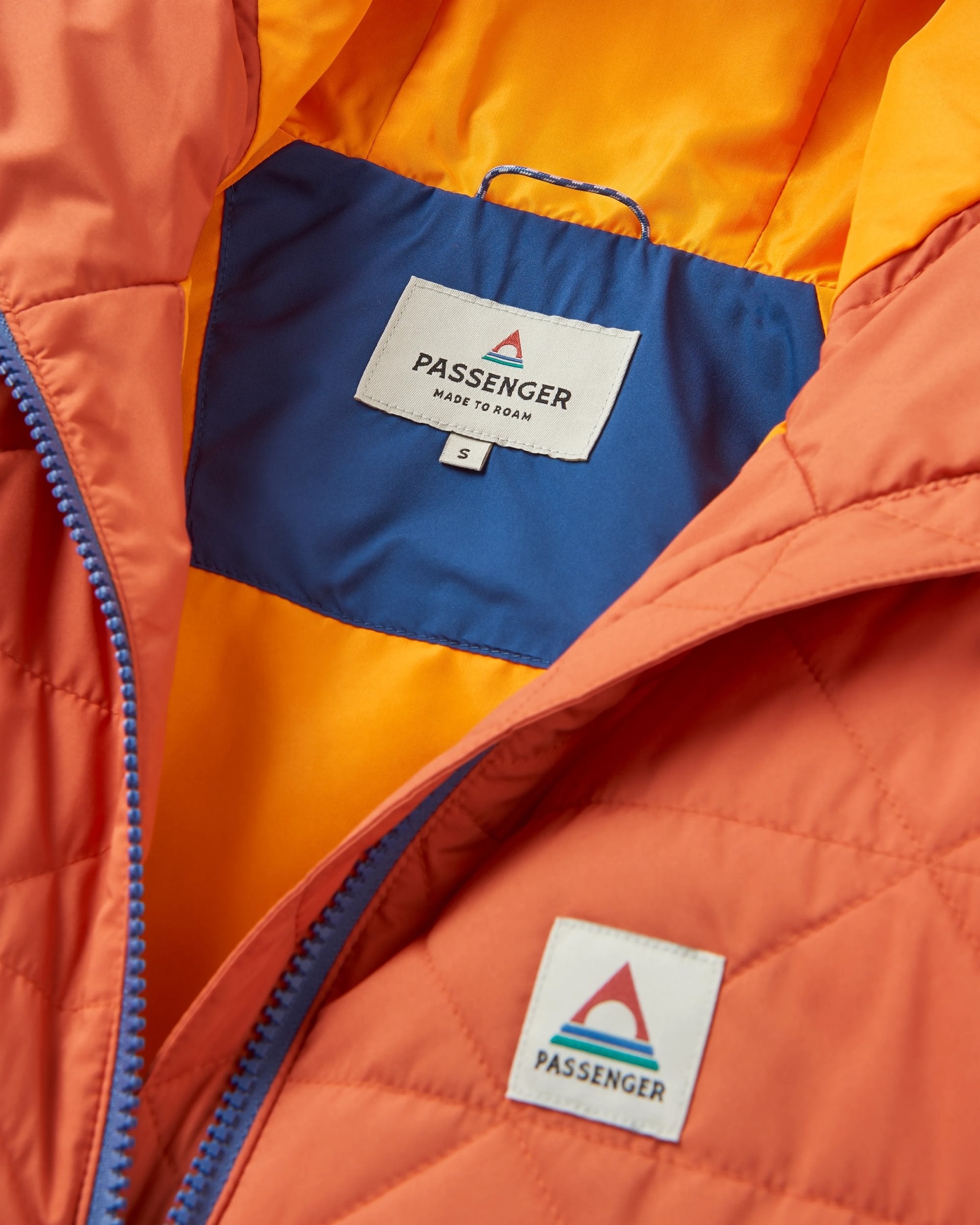 Singletrack Recycled Thermore® Insulated Jacket - Burnt Orange - Flatlay