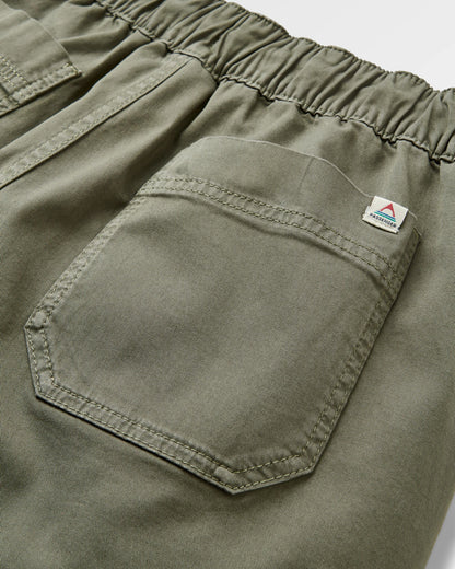 Carriso Short - Dusty Olive - Flatlay