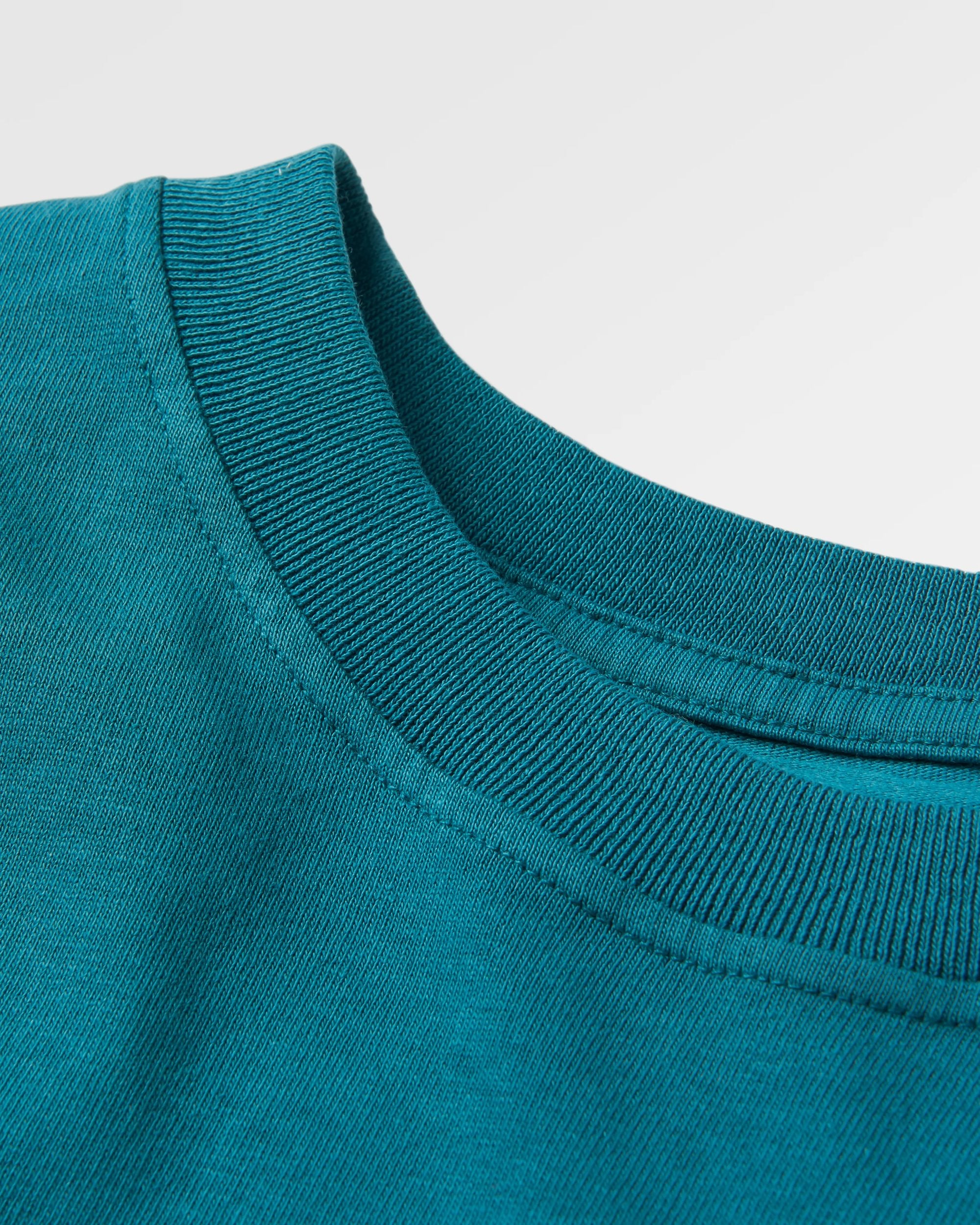 Elbio Recycled Relaxed Fit T-Shirt - Mediterranean - Flatlay