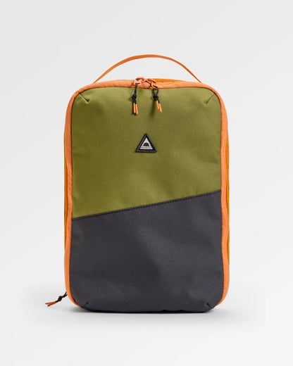 Packing Cube 9L - Black/ Khaki - Flatlay