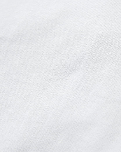 Tall Pines Men's Recycled Cotton T-Shirt - White - Flatlay