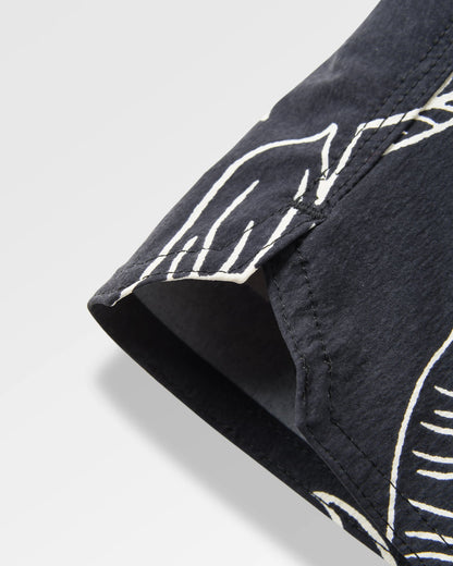 Cruiser Netplus® Recycled 21" Boardshort - Palm Faded Black - Flatlay