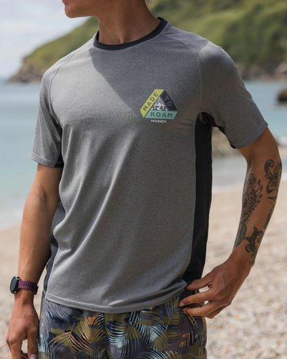 Cool Down Active T-shirt - Grey Marl