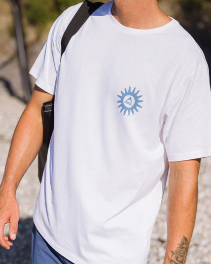 Easy Days Recycled Cotton T-Shirt - White - Lifestyle