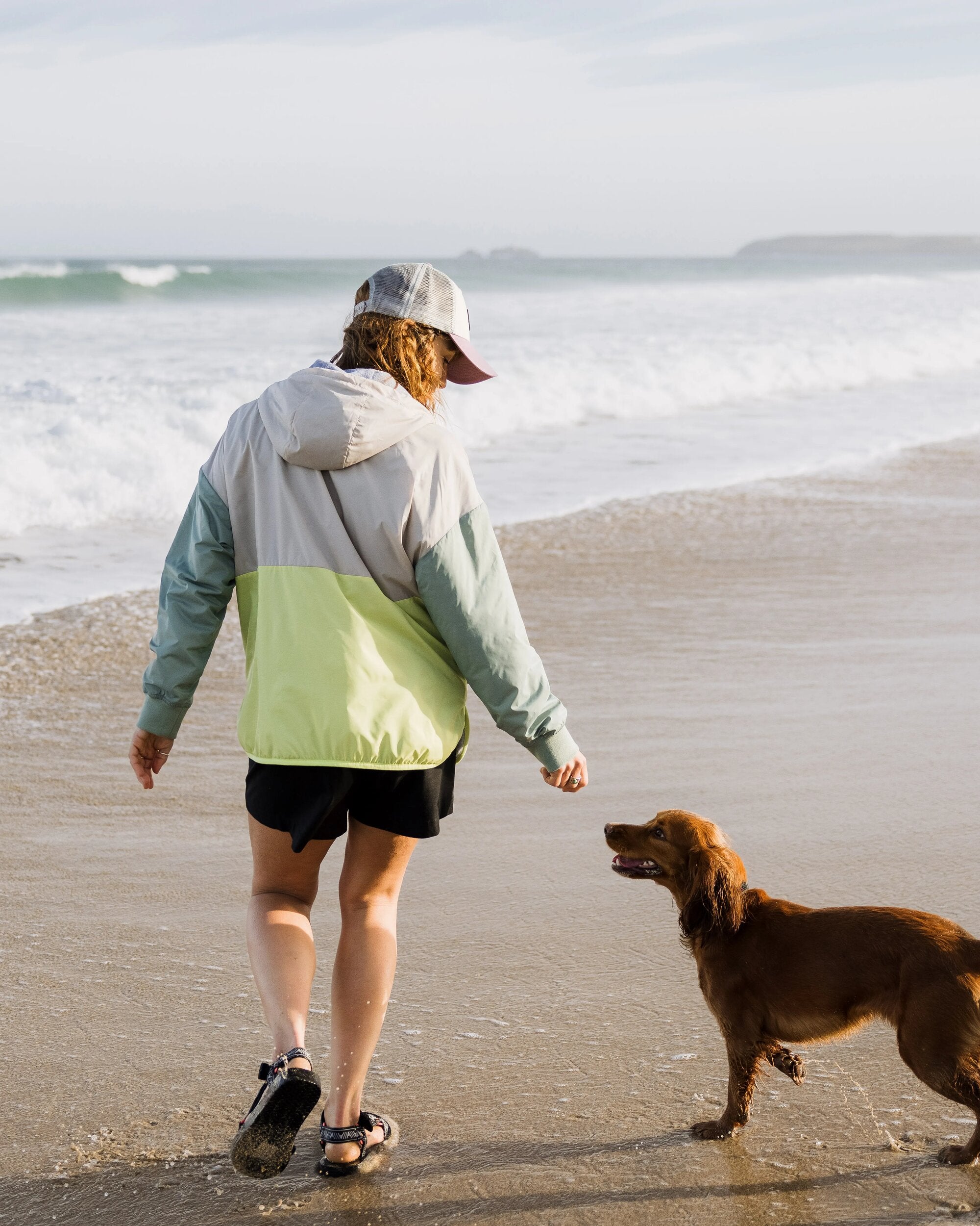 Moonlight Recycled Insulated Anorak - Lime Juice - Lifestyle