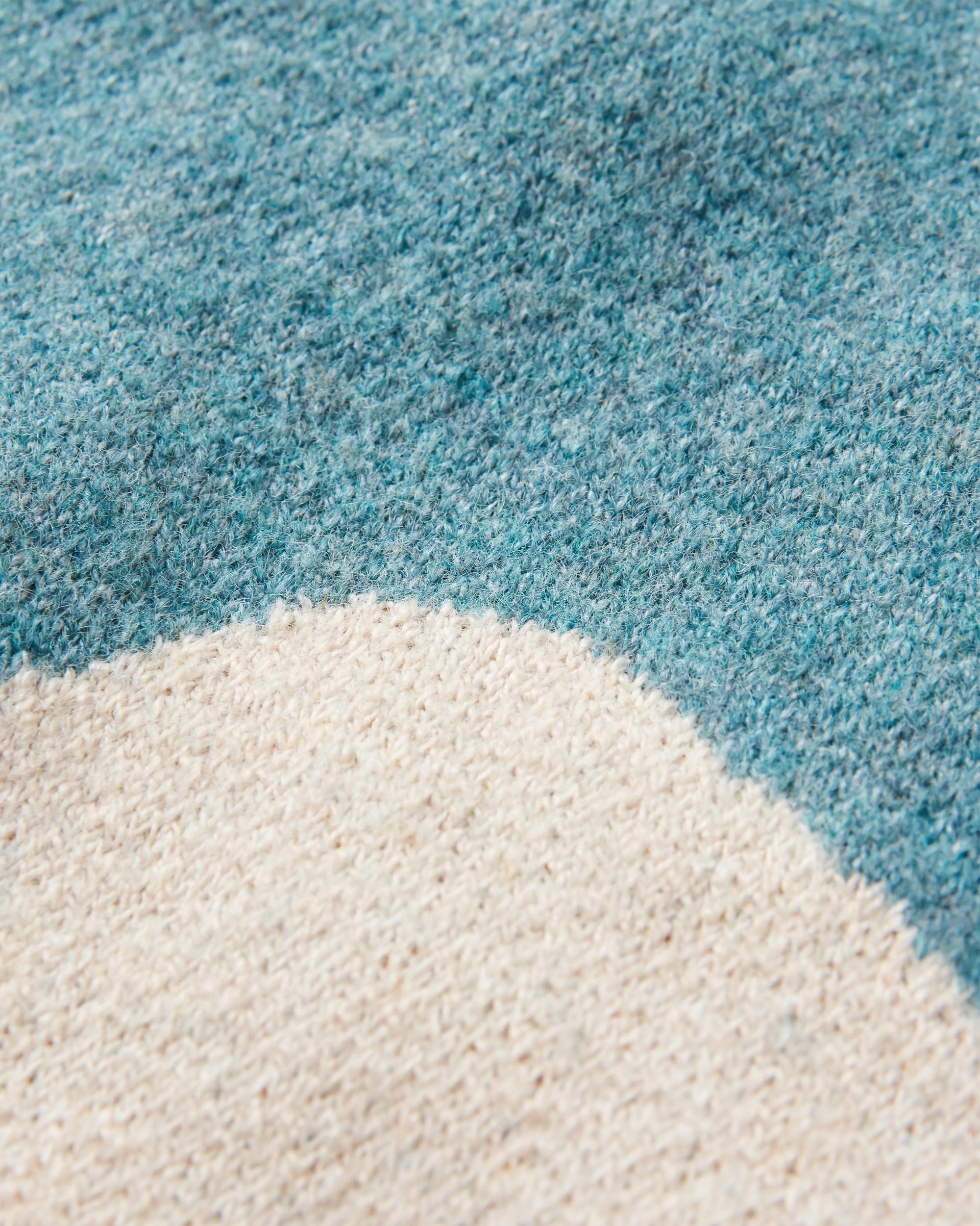 Vista Recycled Knitted Jumper - Arctic - Flatlay