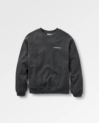 Roamer Women's Sweatshirt - Faded Black - Flatlay