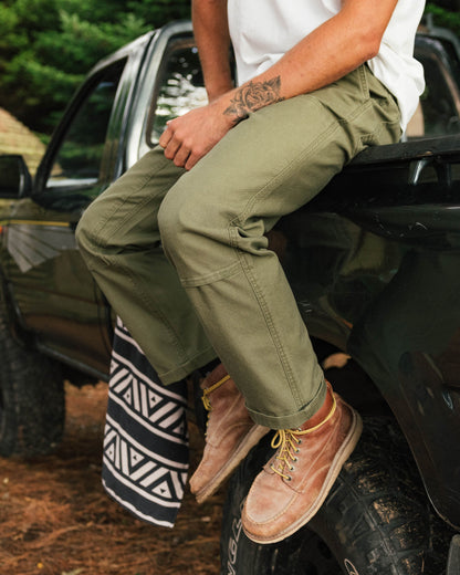 Vantage Organic Cotton Trouser - Khaki - Lifestyle