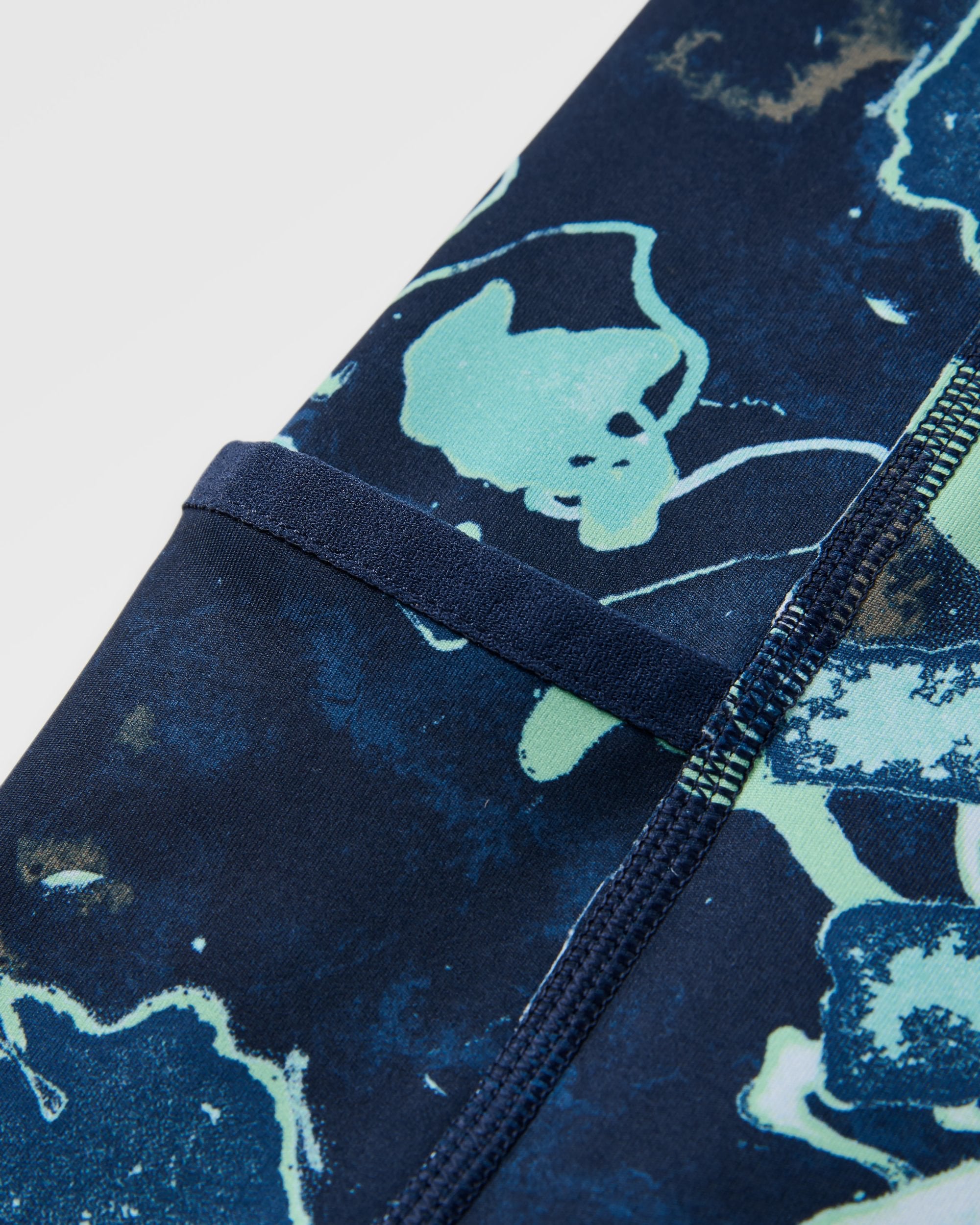 Mantra Recycled Active Legging - Frost Ice Blue - Flatlay