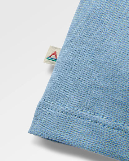 Classic LS T-Shirt - Faded Denim - Flatlay