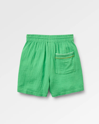 Waveney Cotton Short - True Green - Flatlay
