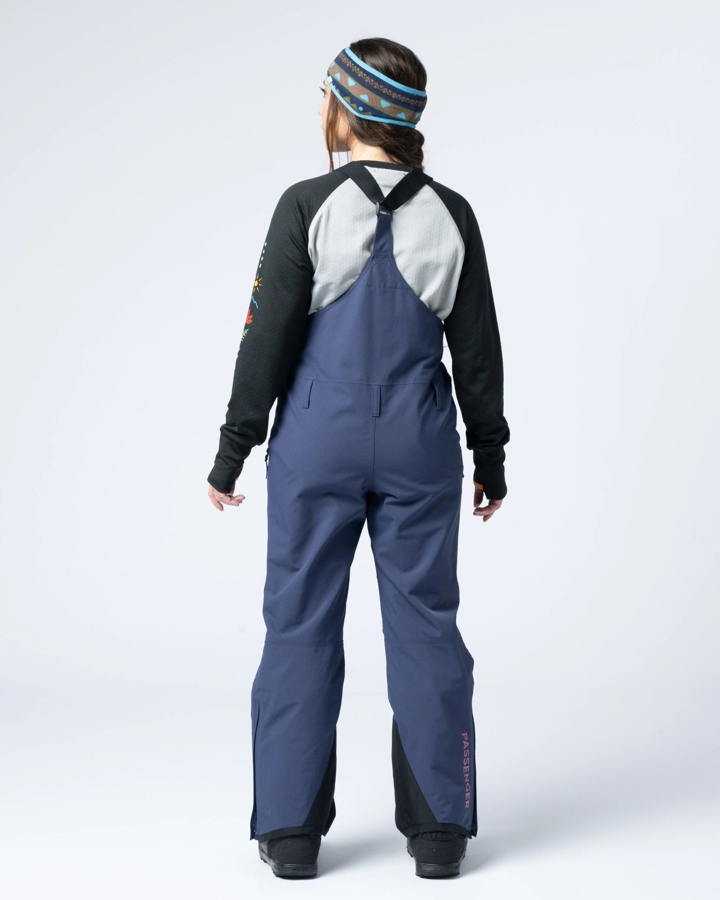 Snowscape Women's Recycled Bibpant - Rich Navy