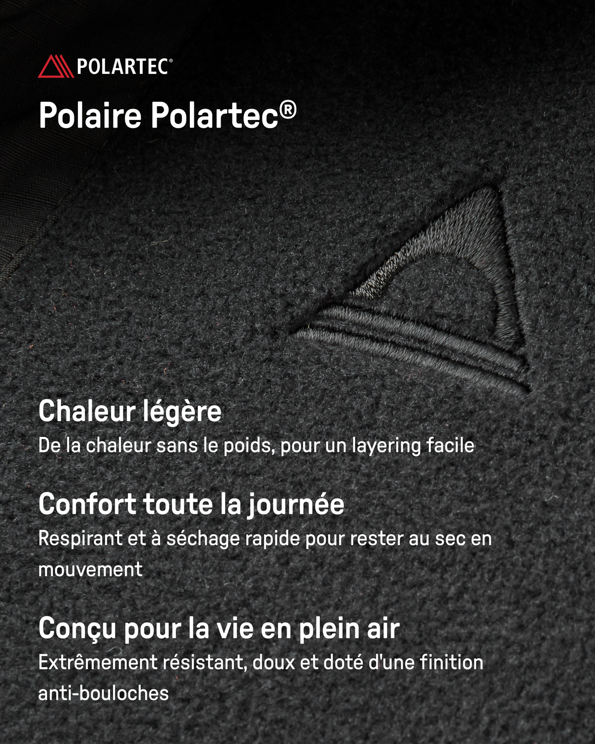 Polartec® Ayla Micro 1/4 Zip Fleece - Blanc Vintage