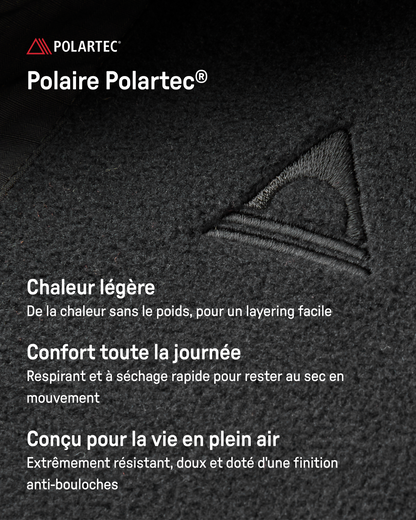 Polartec® Ayla Micro 1/4 Zip Fleece - Blanc Vintage