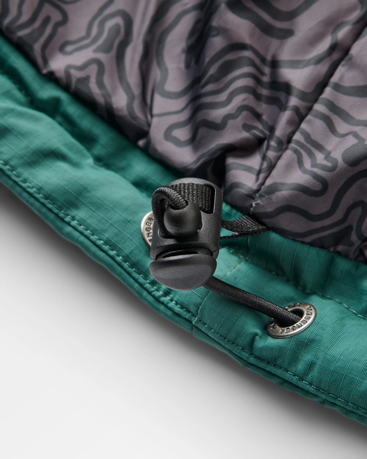 Oceanic Insulated Full Zip Jacket - Dusty Ochre/Deep Ocean - Flatlay