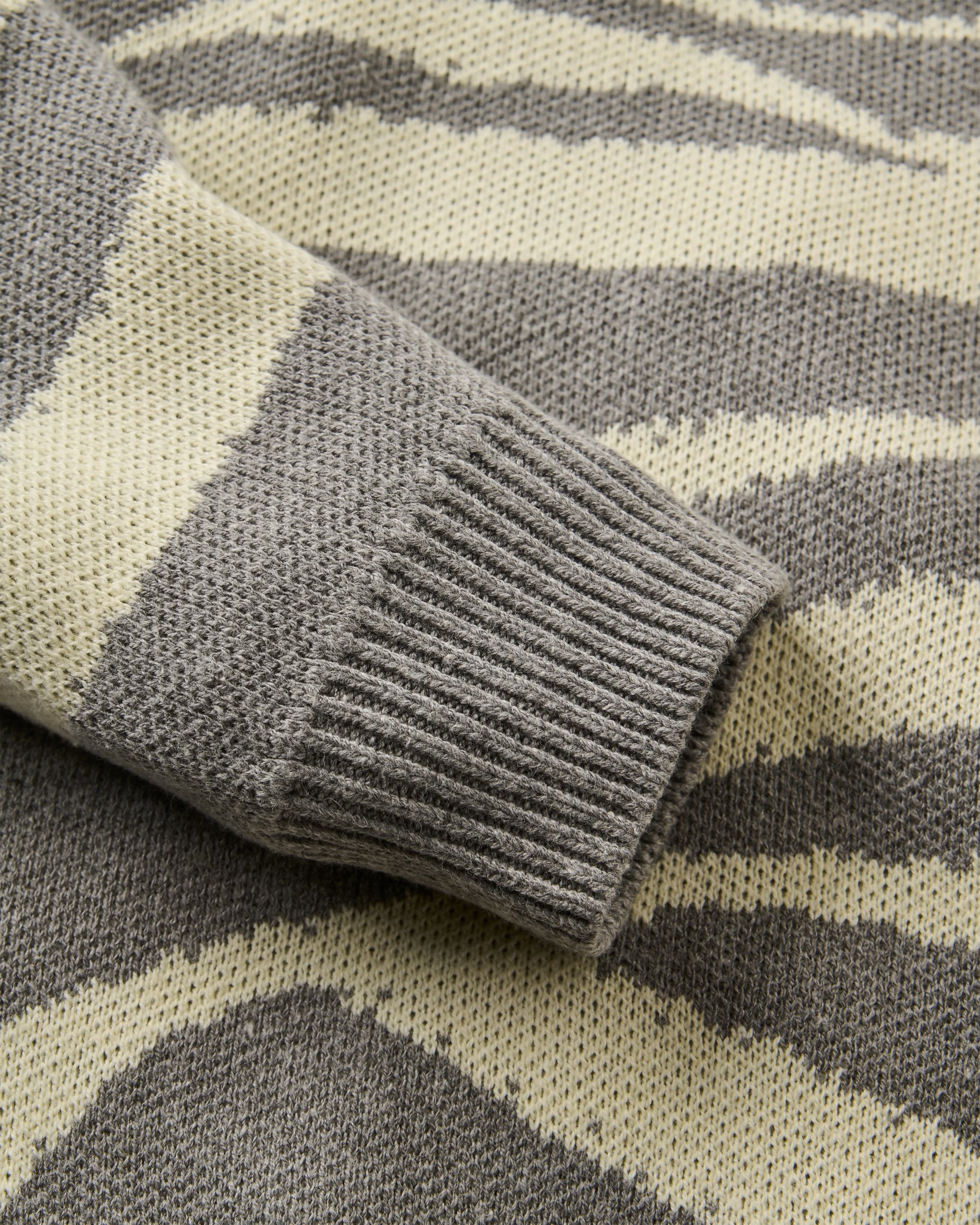 Panorama Lightweight Knitted Jumper - Far View Steel Grey - Flatlay