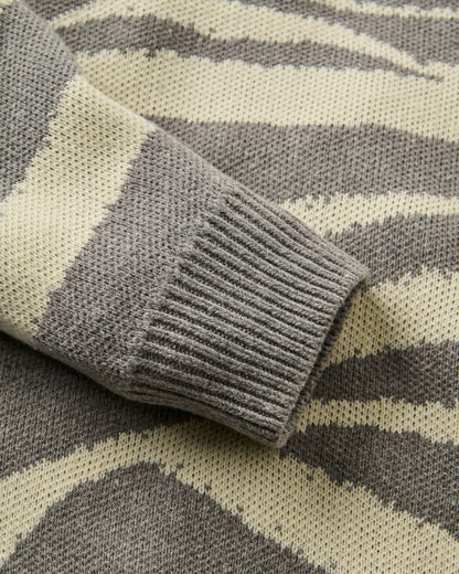 Panorama Lightweight Knitted Jumper - Far View Steel Grey - Flatlay