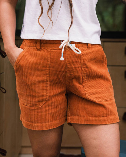 Avian Organic Cord Short - Sunset Orange - Lifestyle